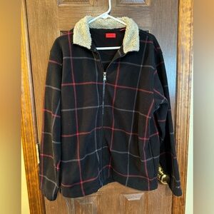 Izod fleece men’s zip up jacket